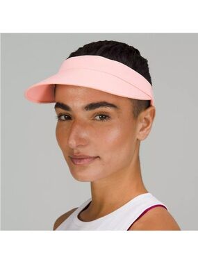 Lululemon Fast Paced Running Visor One Size Dew Pink